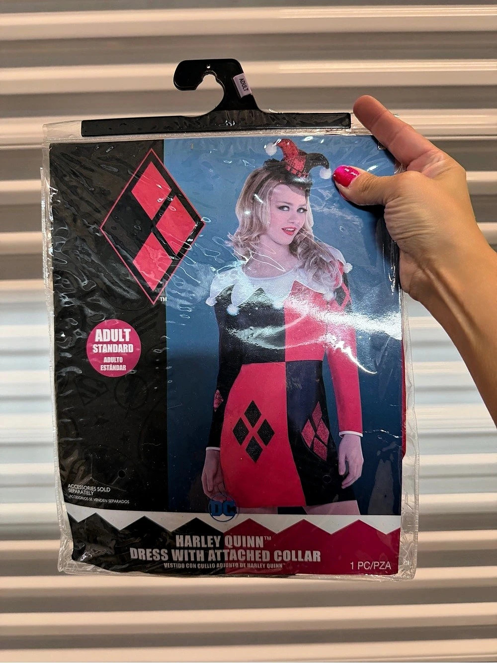 Harley Quinn Dress with Harley Collar NWT